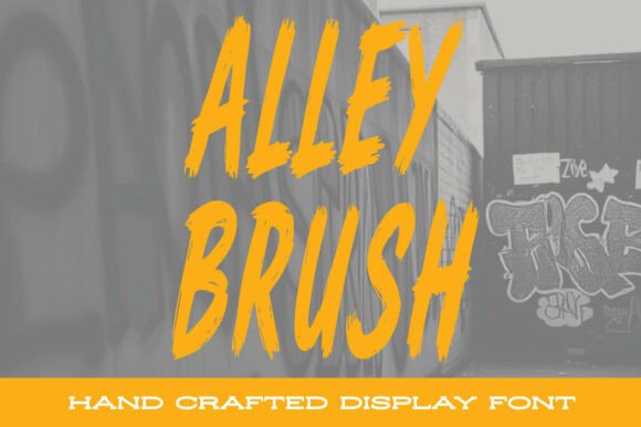 Alley Brush: A Bold Font for Edgy Branding