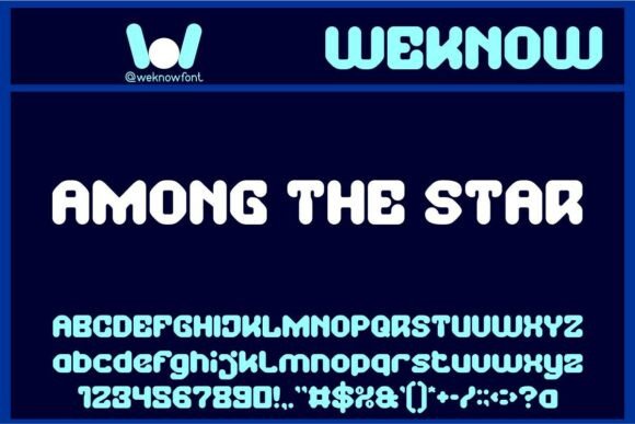 Among the Star: A Sci-Fi Font for Modern Web Design