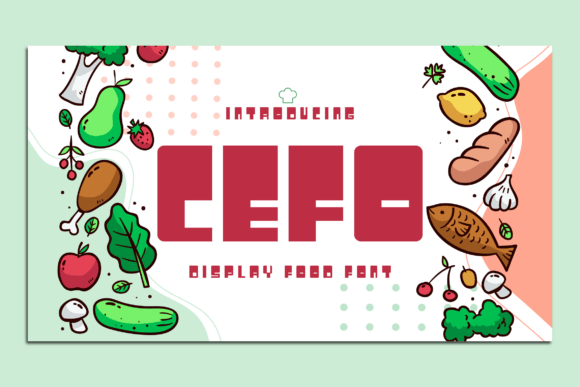 Boost Your Brand with Cefo: A Fun and Fresh Display Font