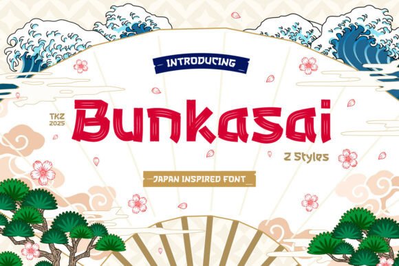 Bunkasai: A Sleek and Elegant Japan-Inspired Display Font