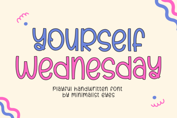 Charming Minimalist Font: Yourself Wednesday