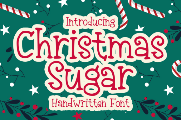 Christmas Sugar: A Playful Typeface for Festive Design