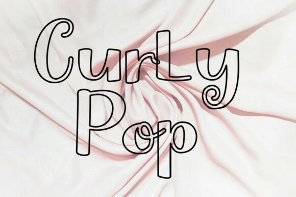 Curly Pop: A Playful Font for Modern Marketers