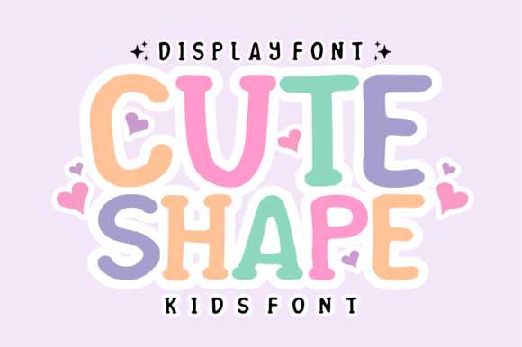 Cute Shape: A Fun and Charming Font for Your Brand