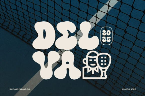 Delva: A Bold and Expressive Display Typeface for Editorial Design