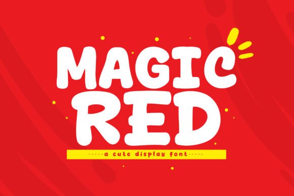 Discover Magic Red: A Playful Font for Creative Branding