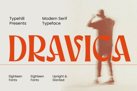 Dravica: A Modern Serif Typeface for Luxury Branding