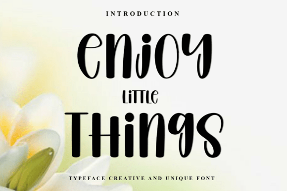 Enhance Your Brand with Enjoy Little Things Font