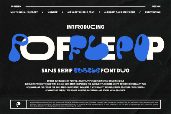 Enhance Your Brand with Pofflepop: A Fun and Modern Typeface