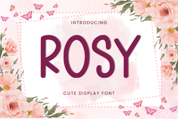 Enhance Your Brand with Rosy: A Charming Handwritten Font