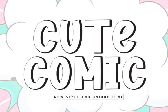 Enhance Your Craft Projects with Cute Comic Font