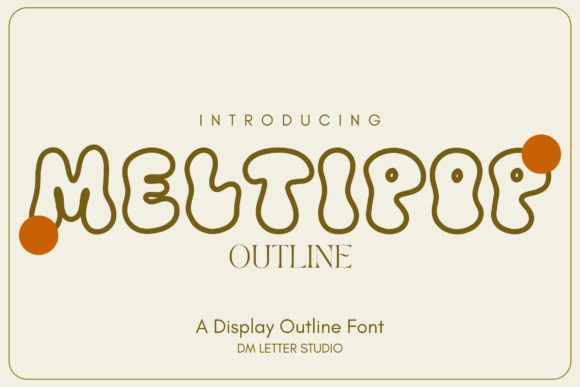 Enhance Your Web Design with Meltipop Outline Font