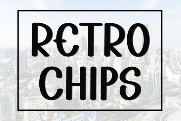 Enhance Your Web Design with Retro Chips Font