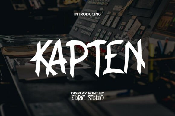 Exploring Kapten: A Bold Graffiti-Style Display Font