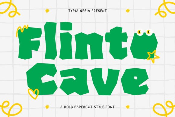 Flinto Cave: A Bold and Playful Display Font for Editorial Design