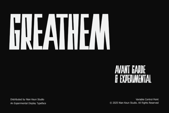 Greathem: The Bold Font for Eye-Catching Branding