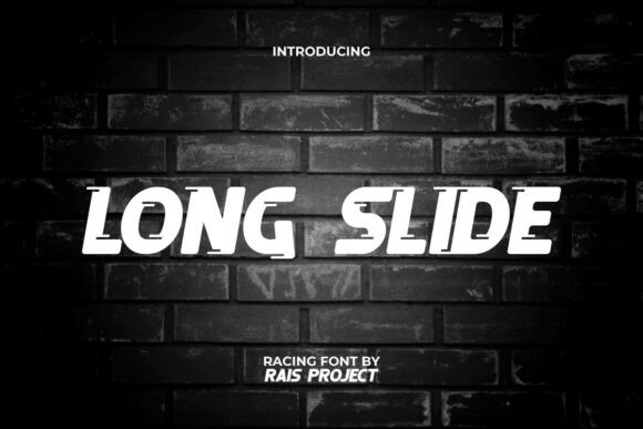 Long Slide: A Modern Display Font for Dynamic Web Design