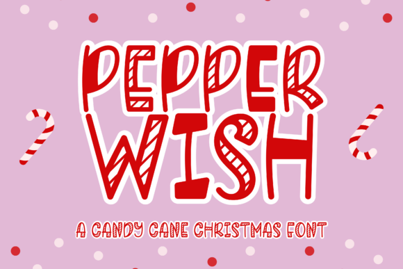 Pepperwish: A Playful Christmas Display Font for Festive Campaigns