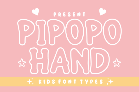 Pipopo Hand: A Charming Display Font for Editorial Design