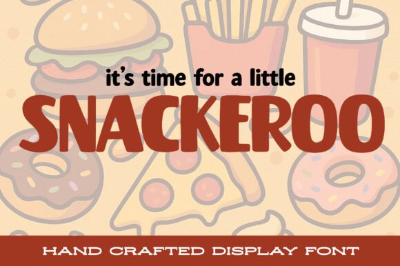 Snackeroo: A Playful Display Font for Engaging Web Design