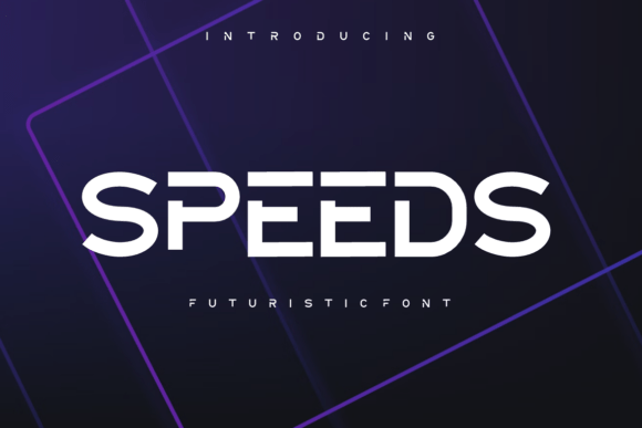 Speeds: A Bold and Dynamic Display Font for Modern Brands