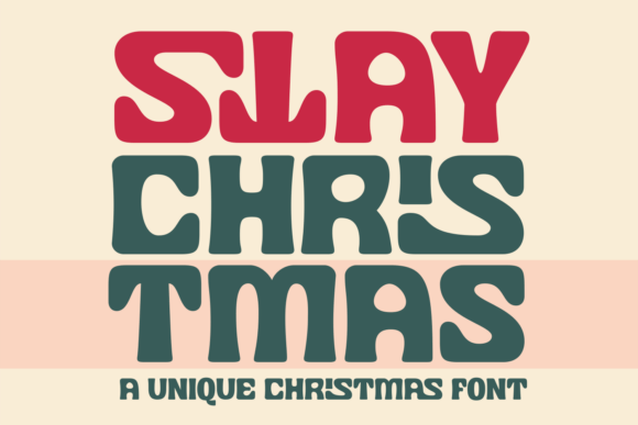 Stay Christmas: A Festive Display Font for Editorial Charm