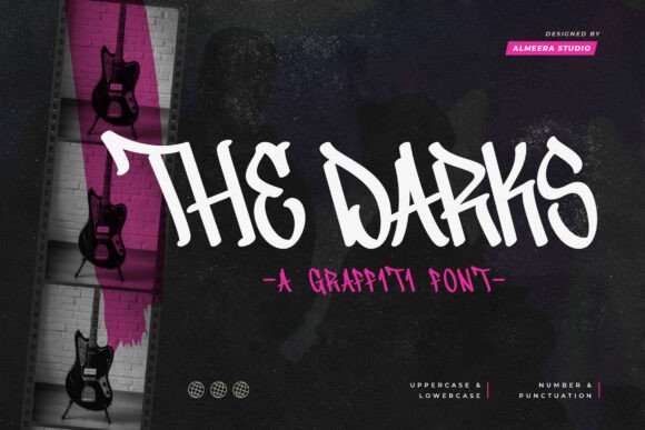 The Darks: A Bold Graffiti Font for Editorial Impact
