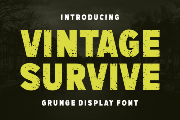 Transform Your Brand with Vintage Survive Font